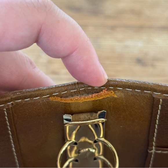 Filofax Malden Ochre Brown Personal Binder Planner Upgraded 30mm Rings in Gold - Picture 9 of 17